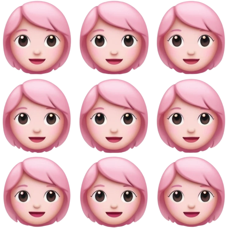 ❤️이모티콘에 흰색을 섞어서 파스텔톤으로 바꿈 모양은 똑같이 색만 다르게 emoji