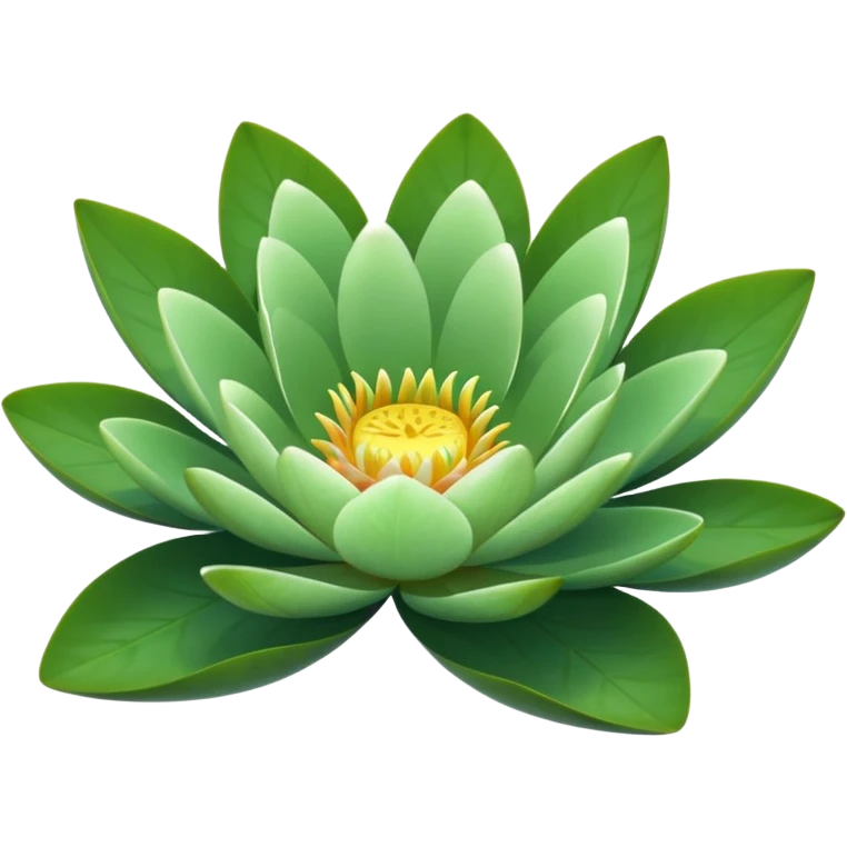 Water lily leaf (leaf only) emoji