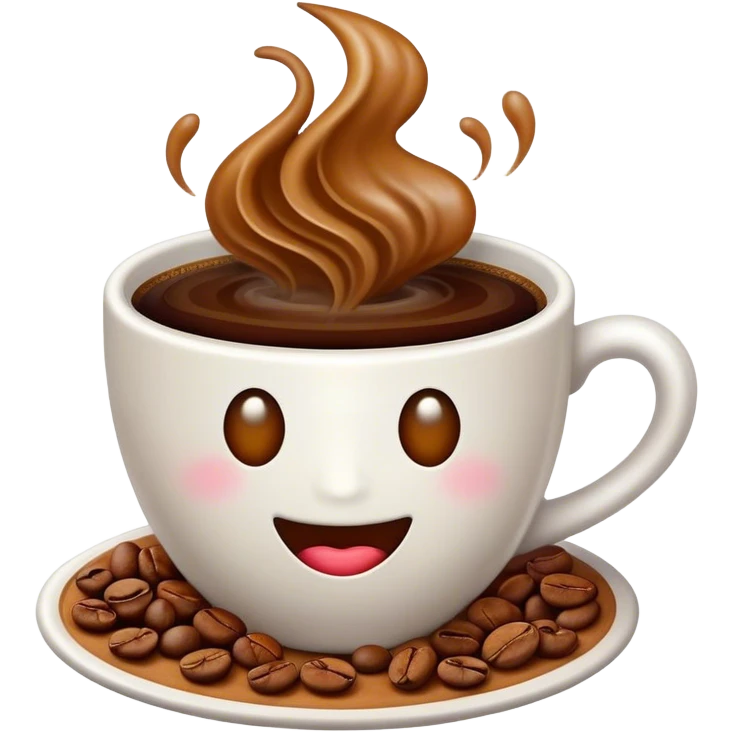 Cinematic Realistic Colombian Coffee Pop Culture Emoji, showcasing a steaming cup of rich, aromatic coffee that epitomizes Colombian culture rendered with detailed textures and warm, inviting lighting. emoji