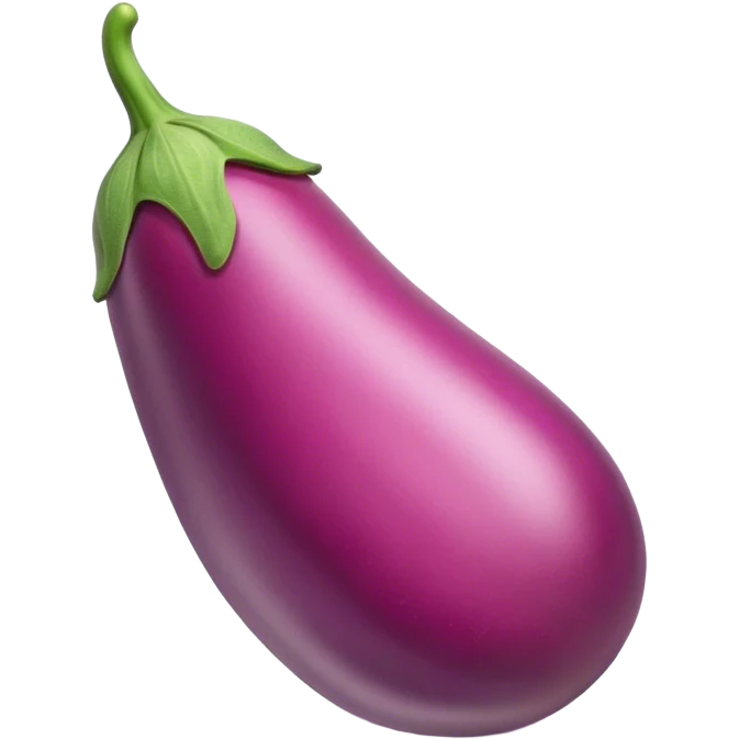 Pink eggplant  emoji