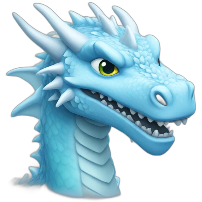 Ice dragon emoji