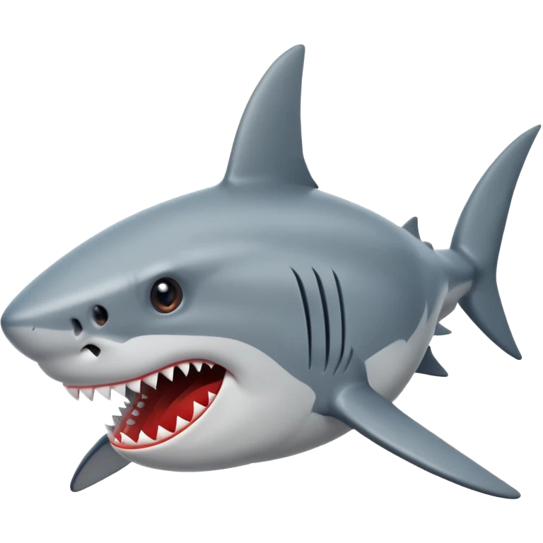 Shark attack emoji