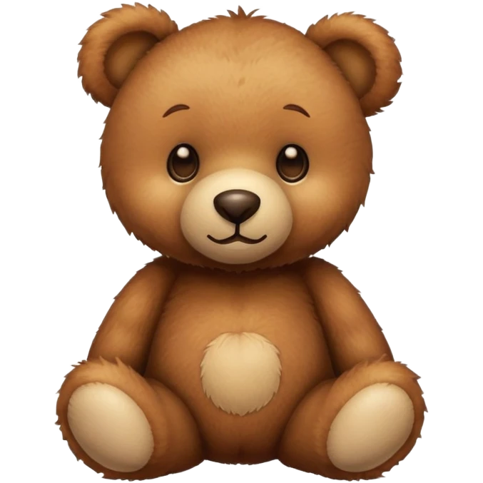 brown teddy bear emoji