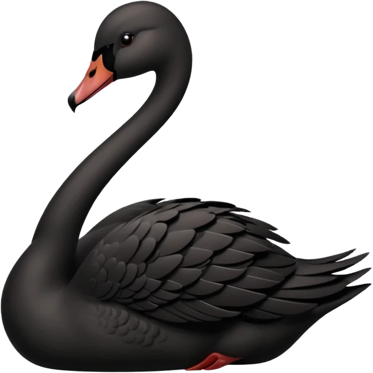 Black swan emoji