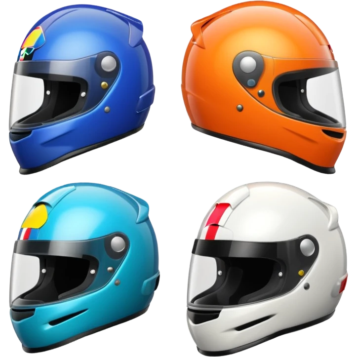 Cascos de f1 emoji