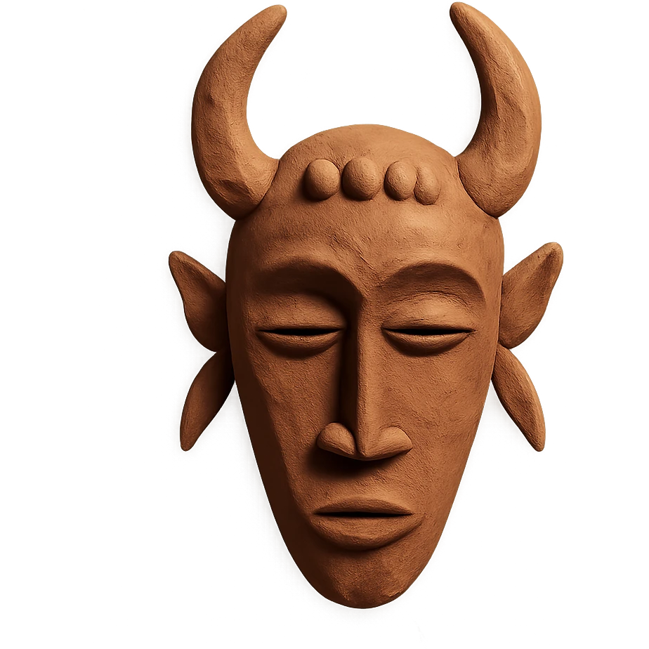 Senoufo mask emoji