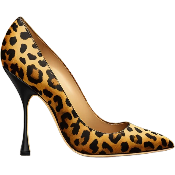 Leopard print vintage Manolo blahnik heels emoji