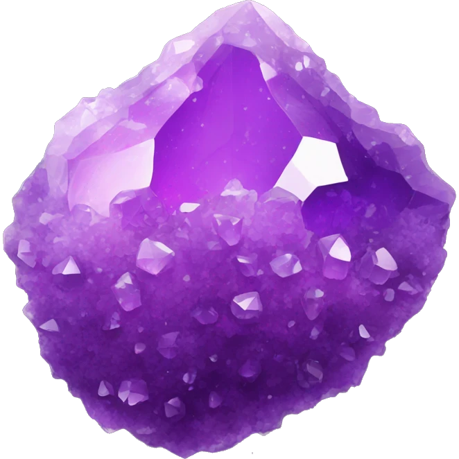 Purple crystal-geode emoji