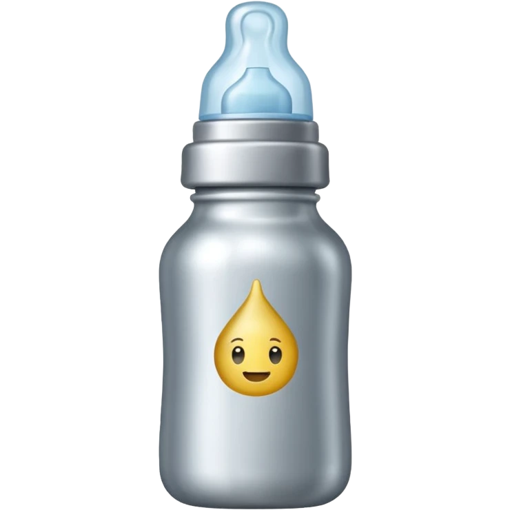 Platinum baby bottle emoji