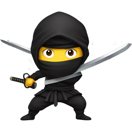 ninja with sword emoji