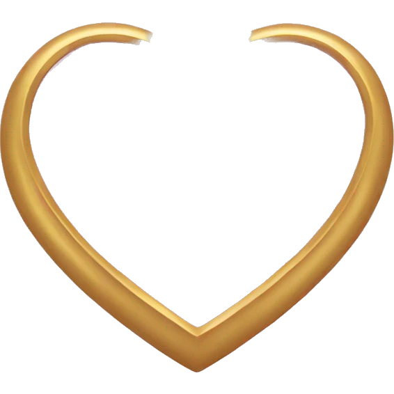 pink and gold heart emoji