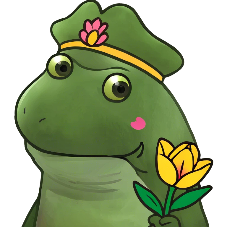 Tulipán blanco  emoji