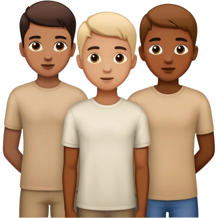 5 boys together  emoji