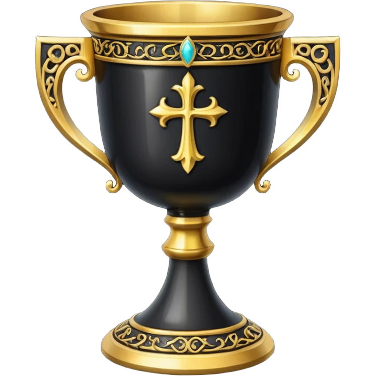 calice noir medieval emoji