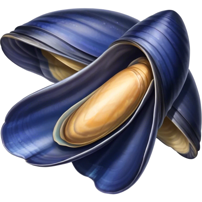 Blue mussel emoji