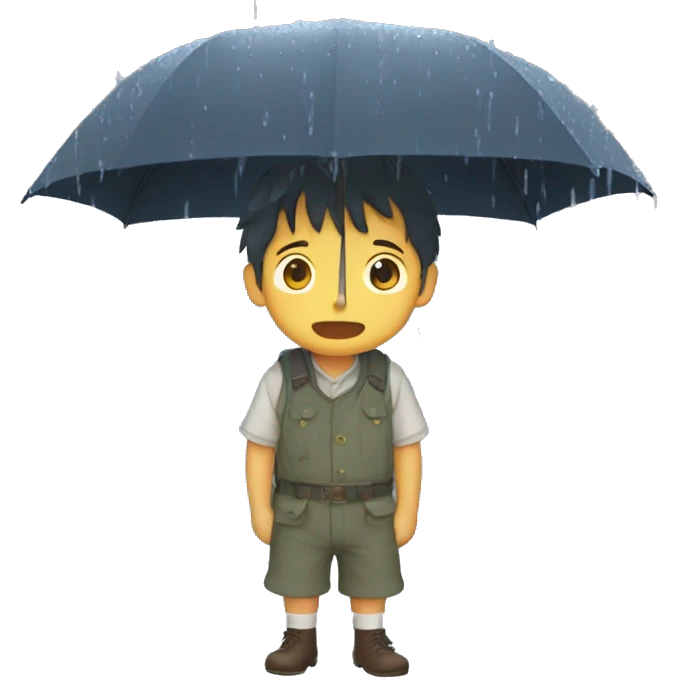 ghibli studio rain emoji