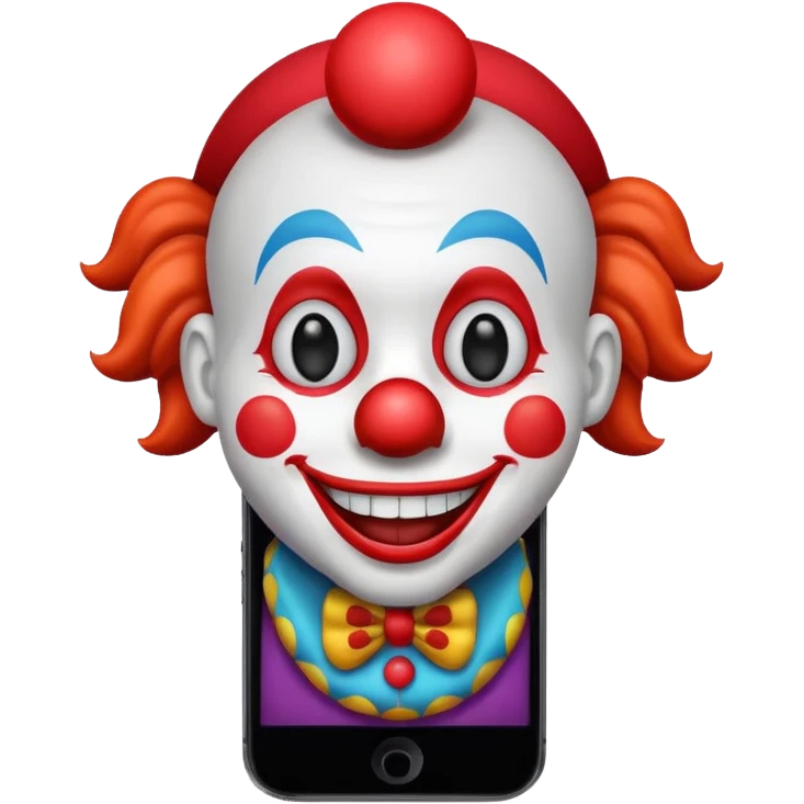 clown emoji iphone emoji