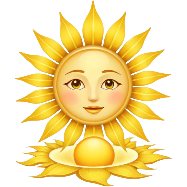 the sun tarot card emoji