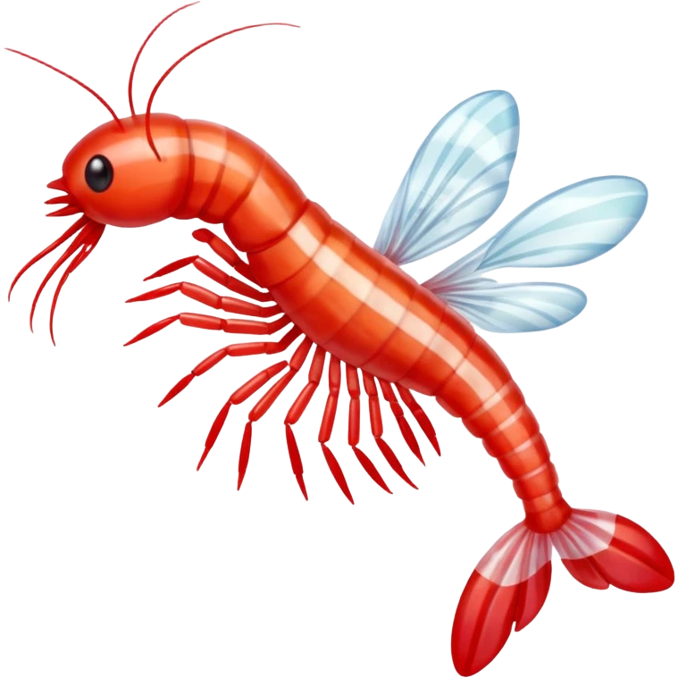 Candy shrimp emoji