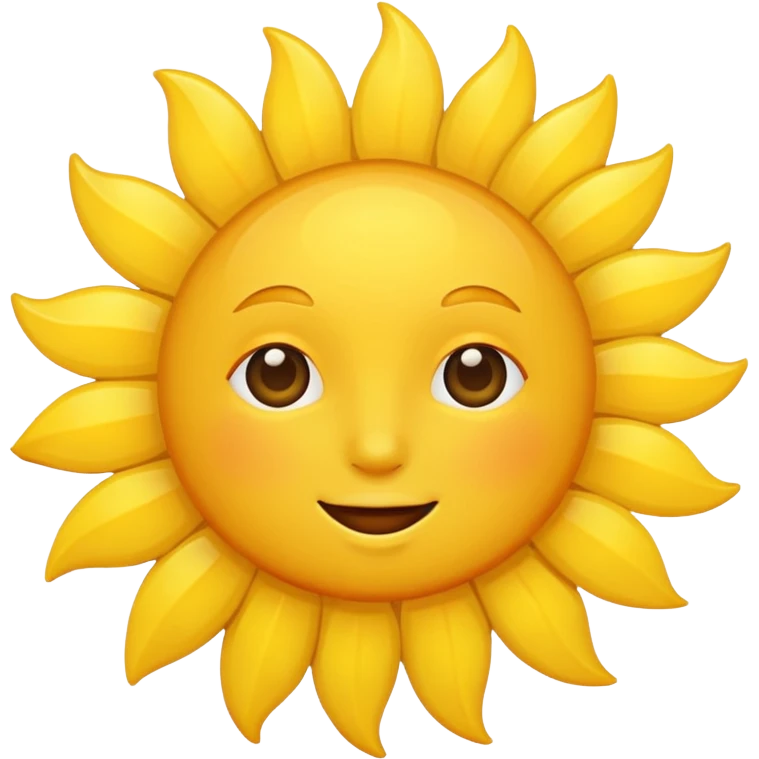 Sunshine emoji