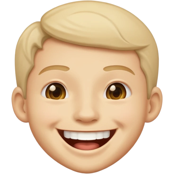 Laughing sneaky emoji