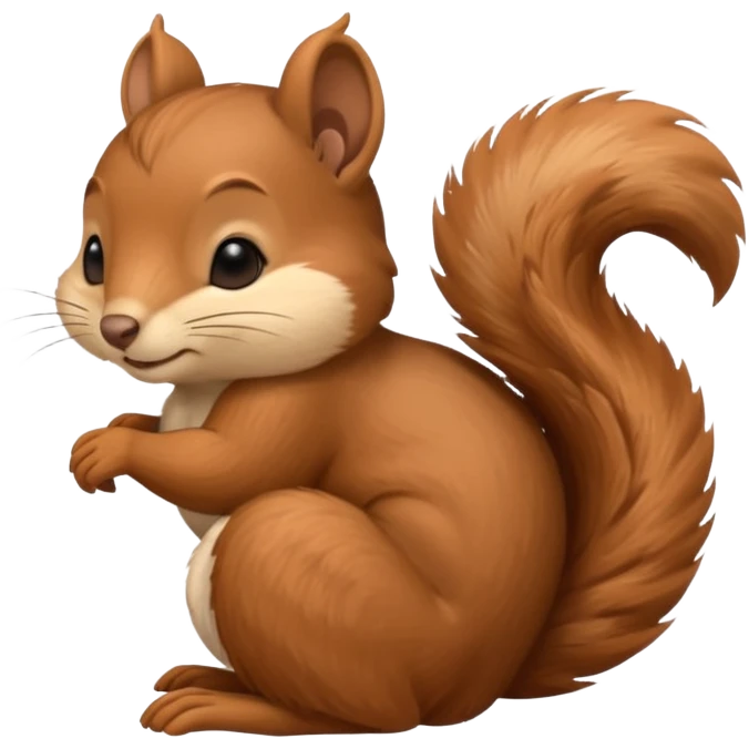 Sleeping squirrel  emoji