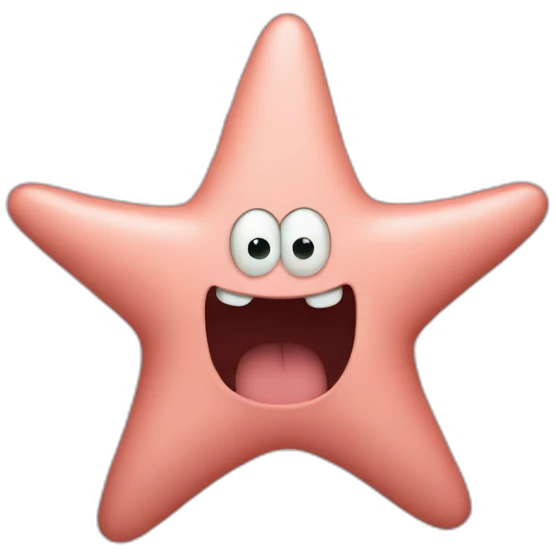 Patrick star emoji