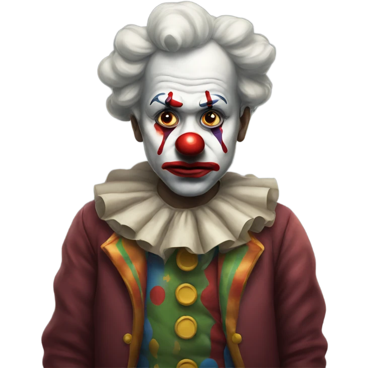 Clown sad emoji