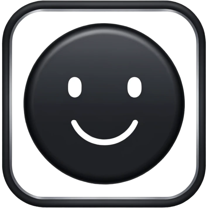 small rubber circle in a small plastic square  emoji