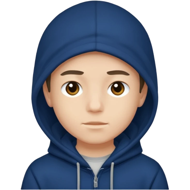 создай парня It в капюшоне emoji