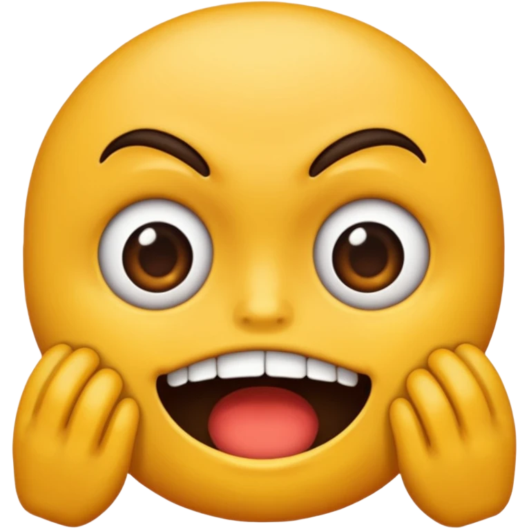 Cringing 😬 👿  emoji