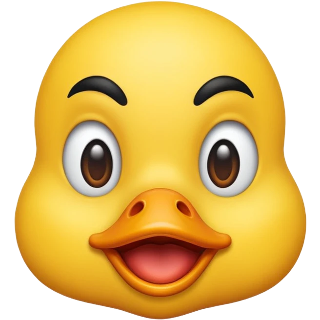 emoji face making duck lips (ios emoji style) emoji