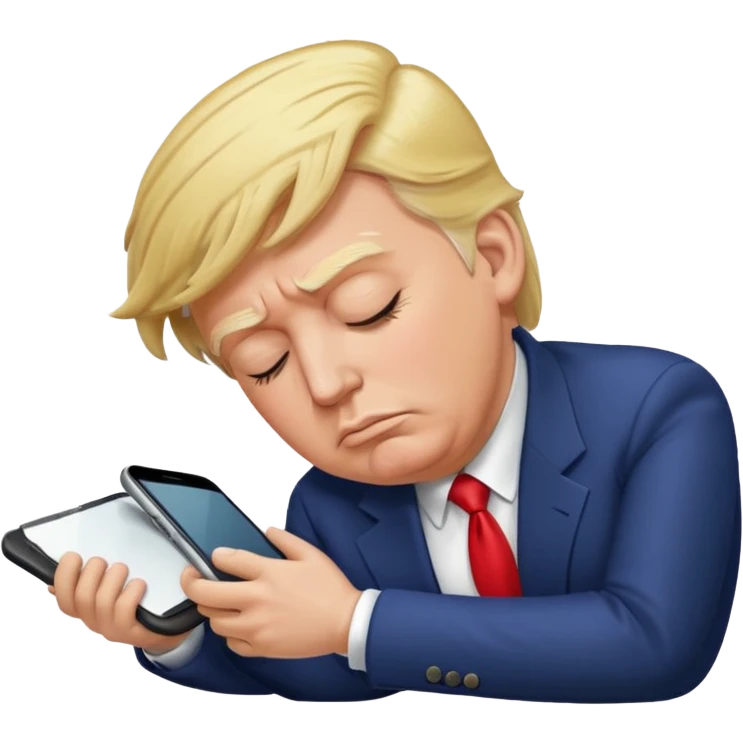Trump sleeps emoji