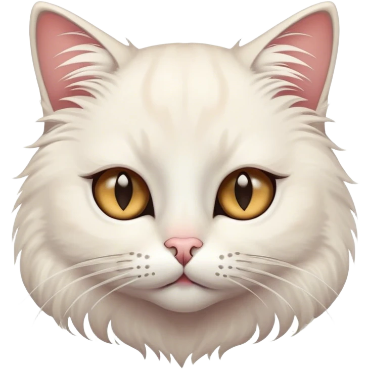 Cat with long eyelash  emoji