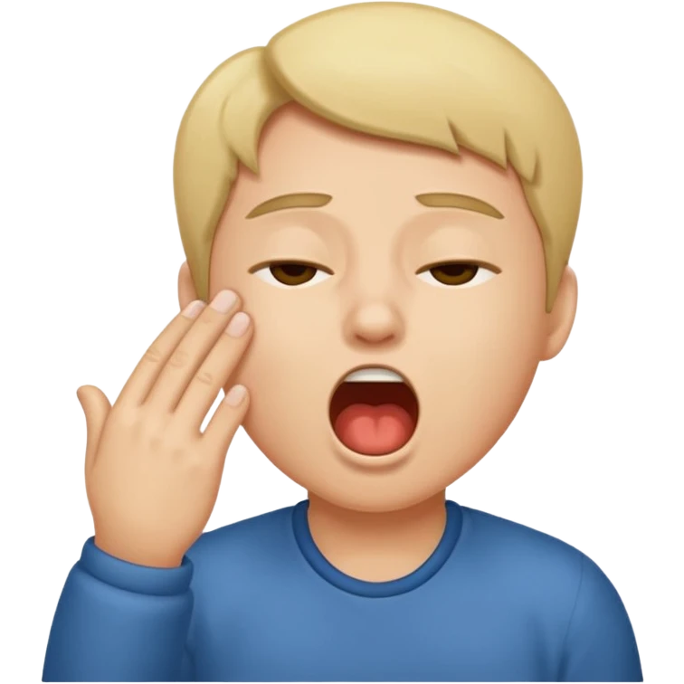 Tengo sueño emoji