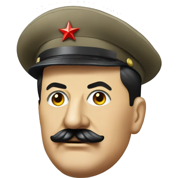 Stalin in a quadrober mask emoji