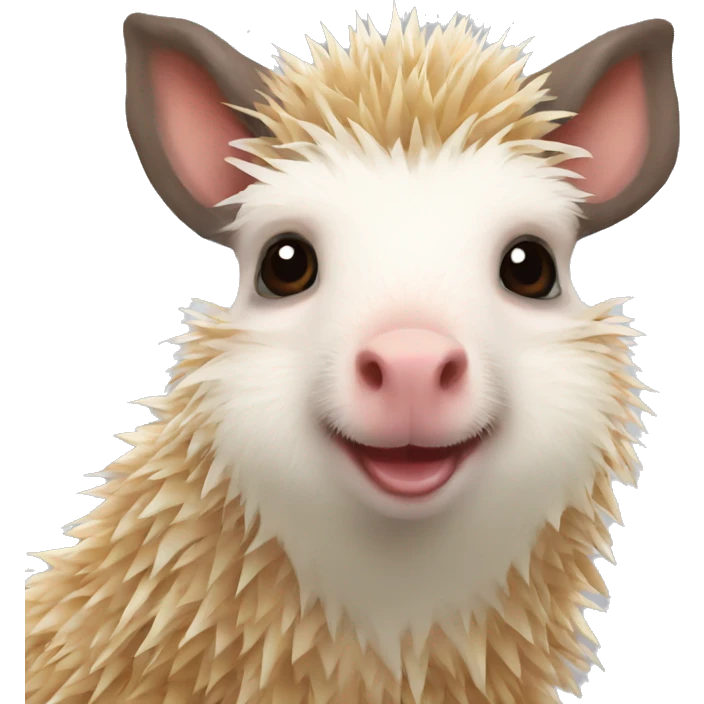 hedgehog llama pig cute emoji