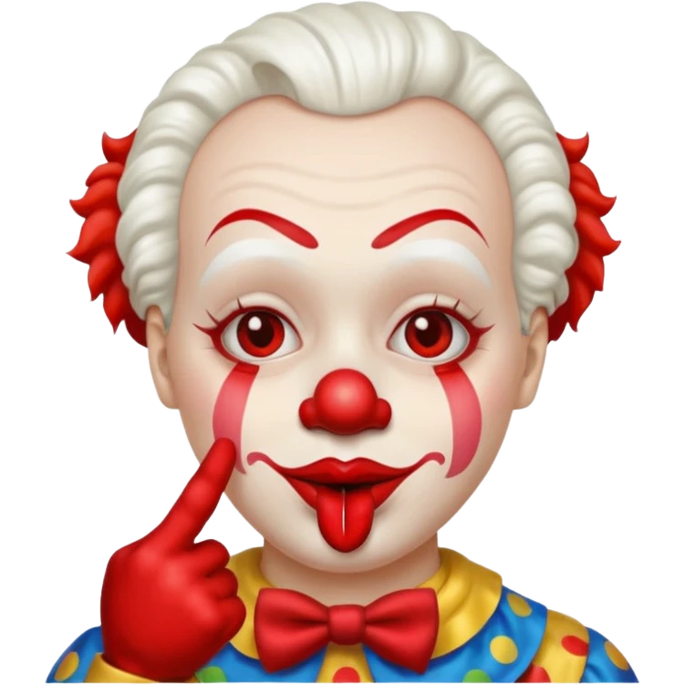 🤡🤫 emoji