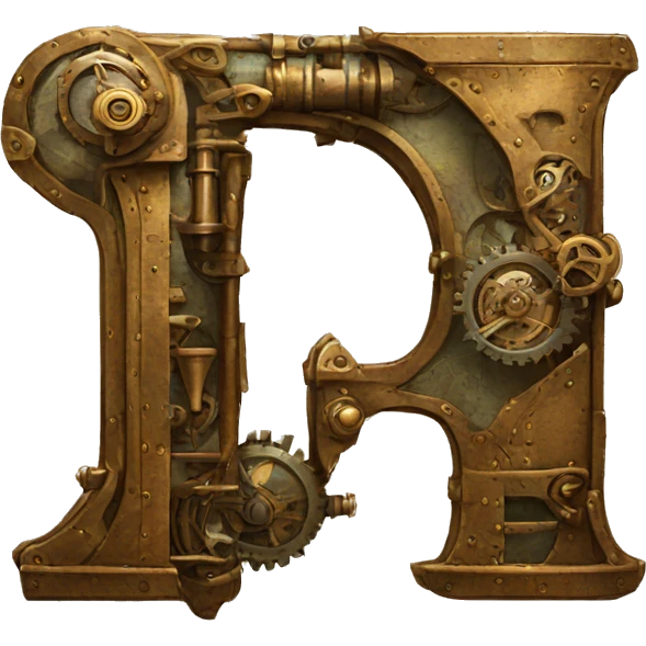 Steampunk letters  emoji