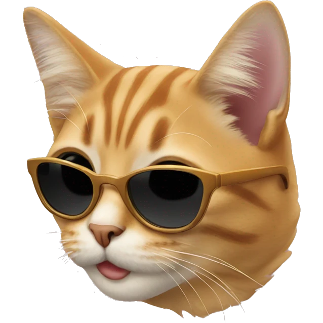 Cat sunglasses  emoji