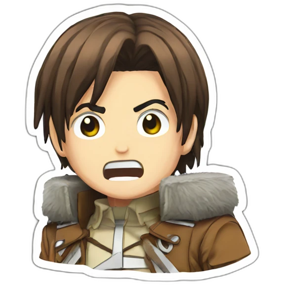 attack titan sticker emoji