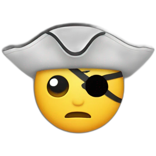 Pirate one eye  emoji