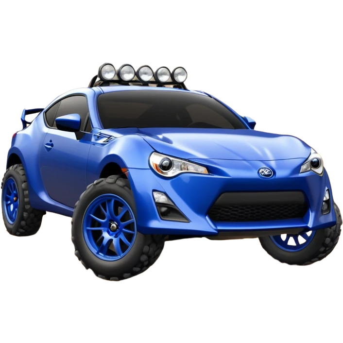 Devilish Ultramarine 2013 Off road monster scion fr-s silver wheels  emoji