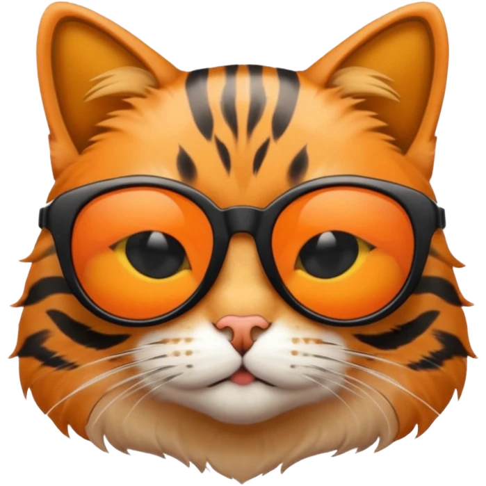 Cat wearing sunglasses emoji