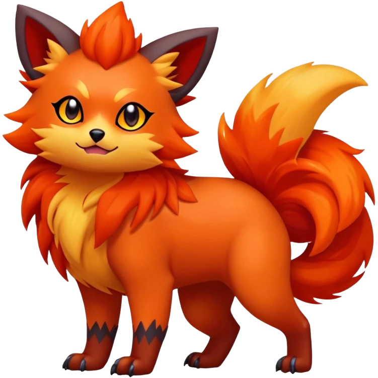 Zorua-Litleo-Fakémon-hybrid-creature (full body)  emoji