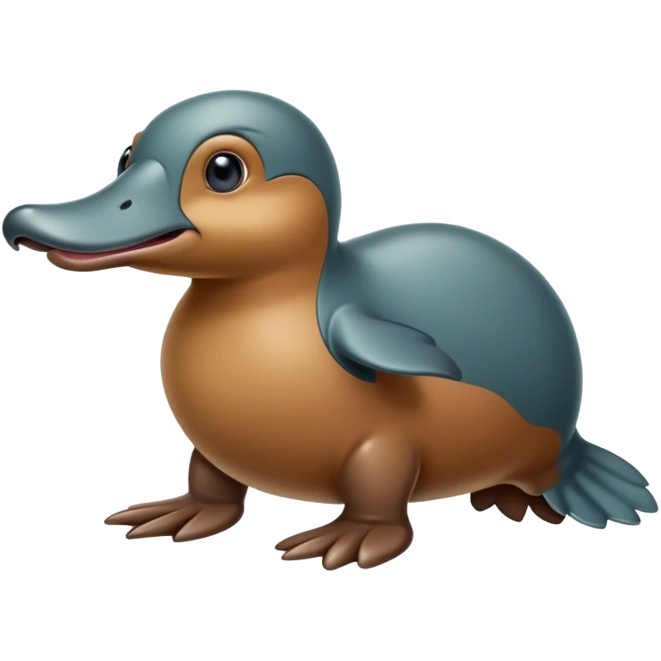 Cartoon platypus ￼ emoji
