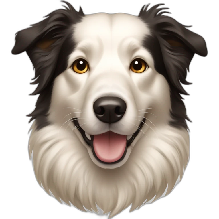 border collie golden retriever dog emoji