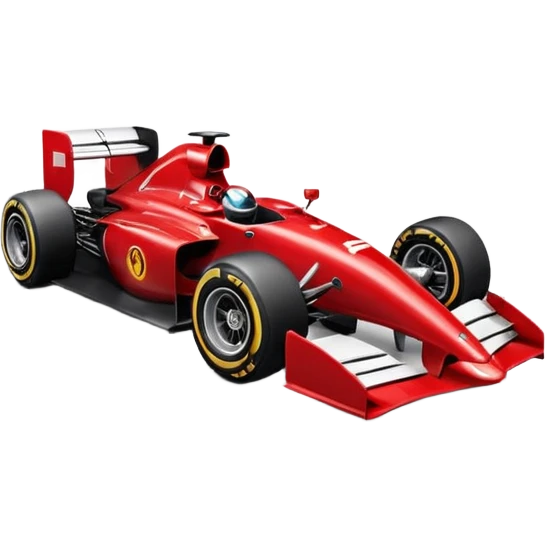 contact book with a stylized F1 car on the cover emoji