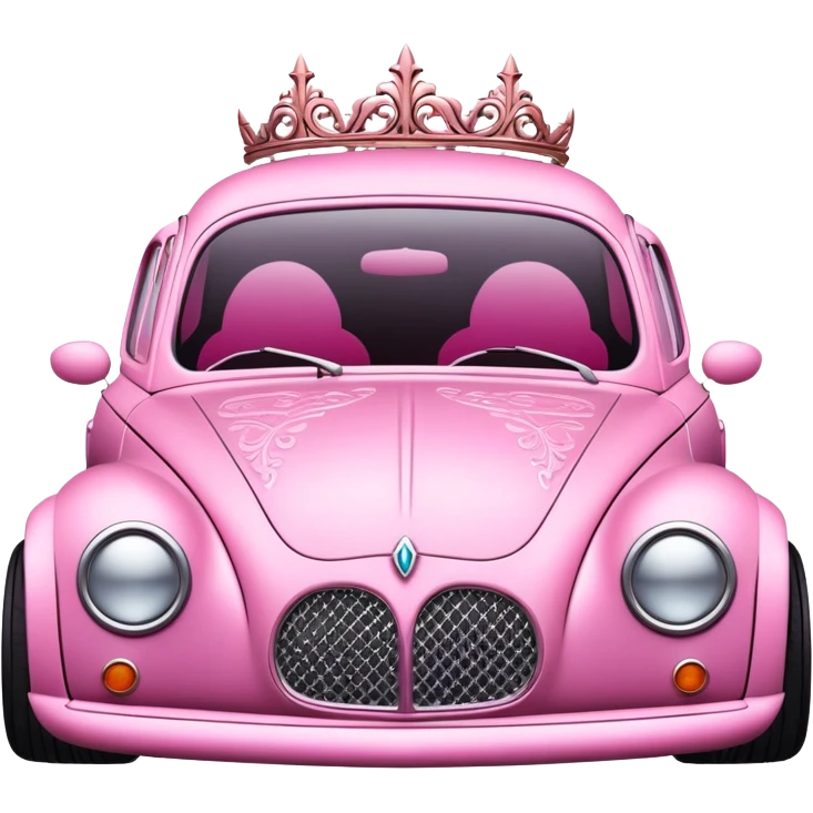 pink gothic car emoji