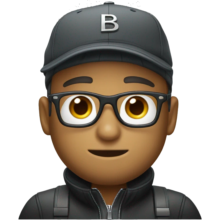 Persona Con gorra de Hugo Boss emoji